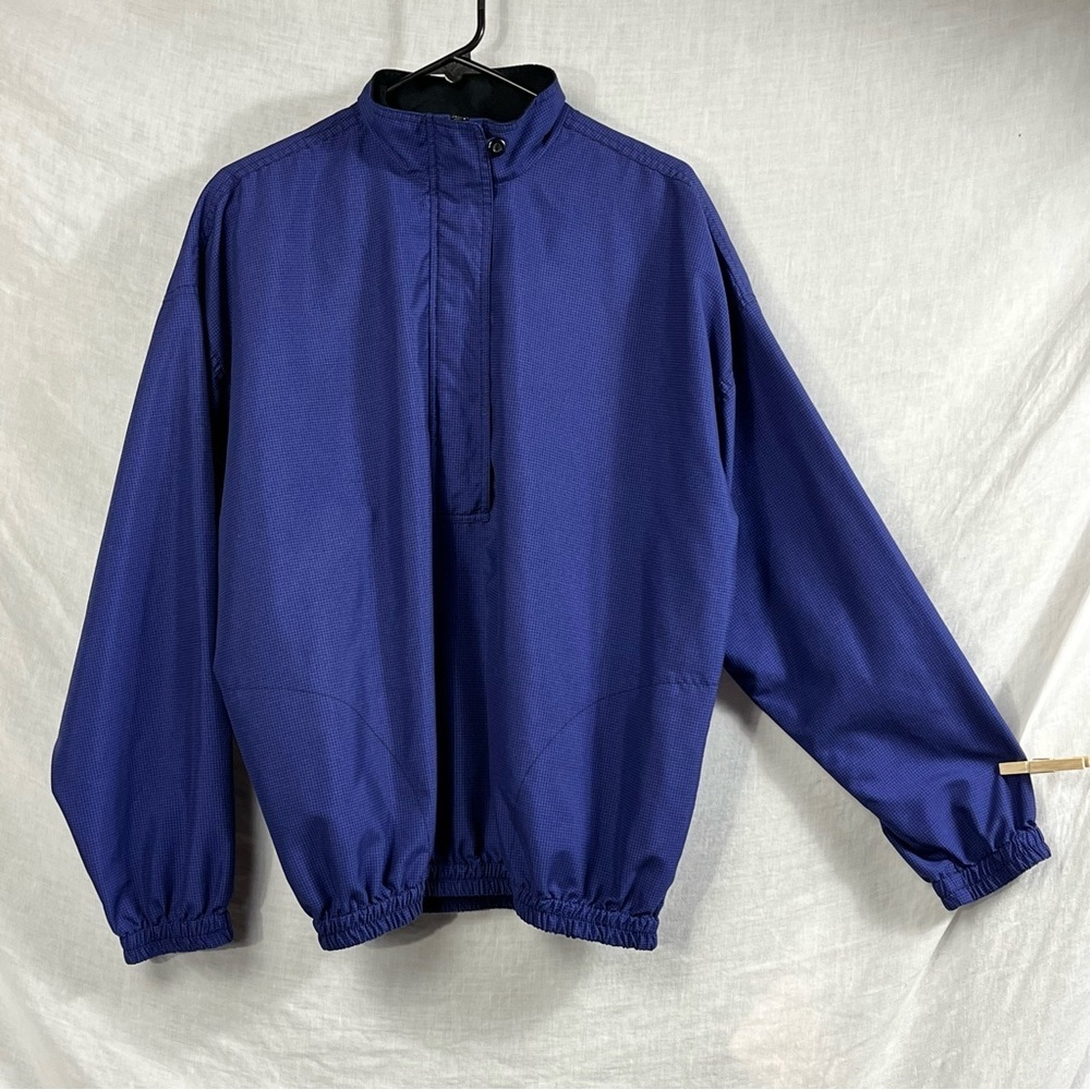 Vintage Röche Pullover Quarter Zip Golf Jacket Men Large Lightweight Windbreaker